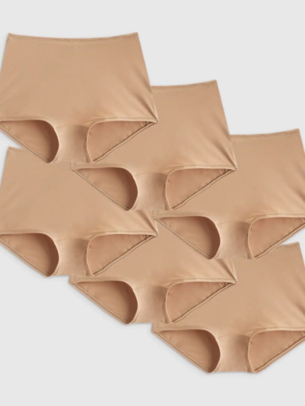 Quince Second Skin Boyshort (6-pack) Sand M NEW